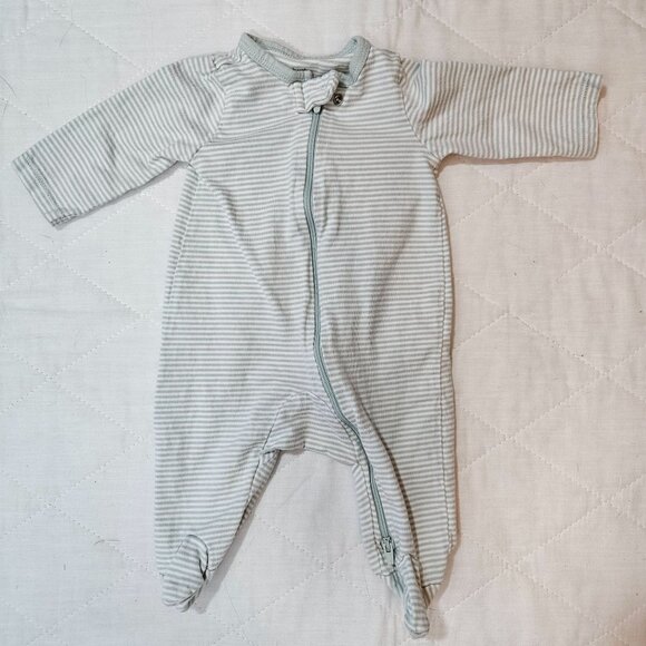 Carters Baby Boy Footed Sleepers Pajamas Play Suits Sz 3M Lot of 3 Zip-Up - Picture 5 of 10